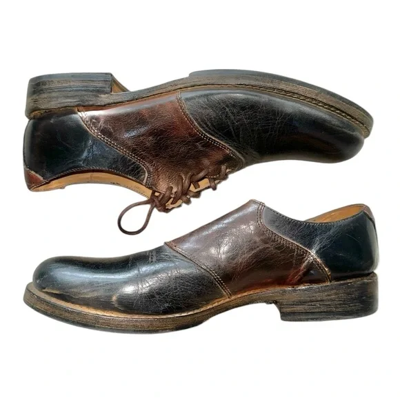 BEDSTU Bedstu Bed Stu Spectator Oxfords Derbys Black Brown Leather Oxfords M 9